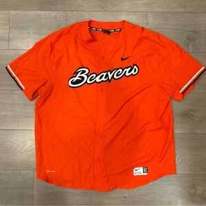 Nike Oregon State Beavers Baseball Jersey Men’s Size XXL Dri Fit